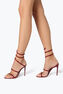 Cleo Metallic Red Sandal 105