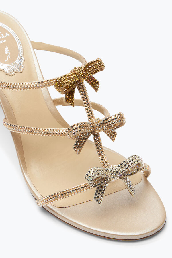 Caterina Champagne Slider Sandal 80