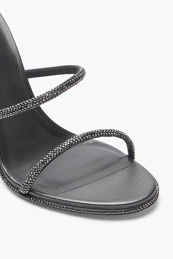 Cleo Anthracite Sandal With Crystals 105