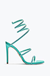 Cleo Aquamarine Sandal With Crystals 105
