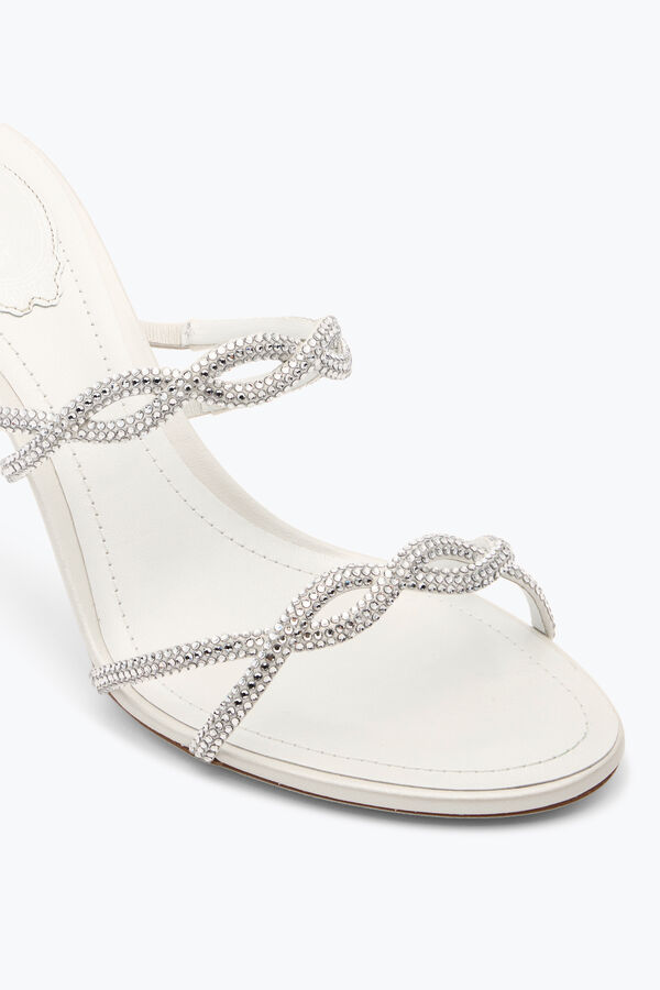 SANDALO SLIDER BRAID AVORIO 80