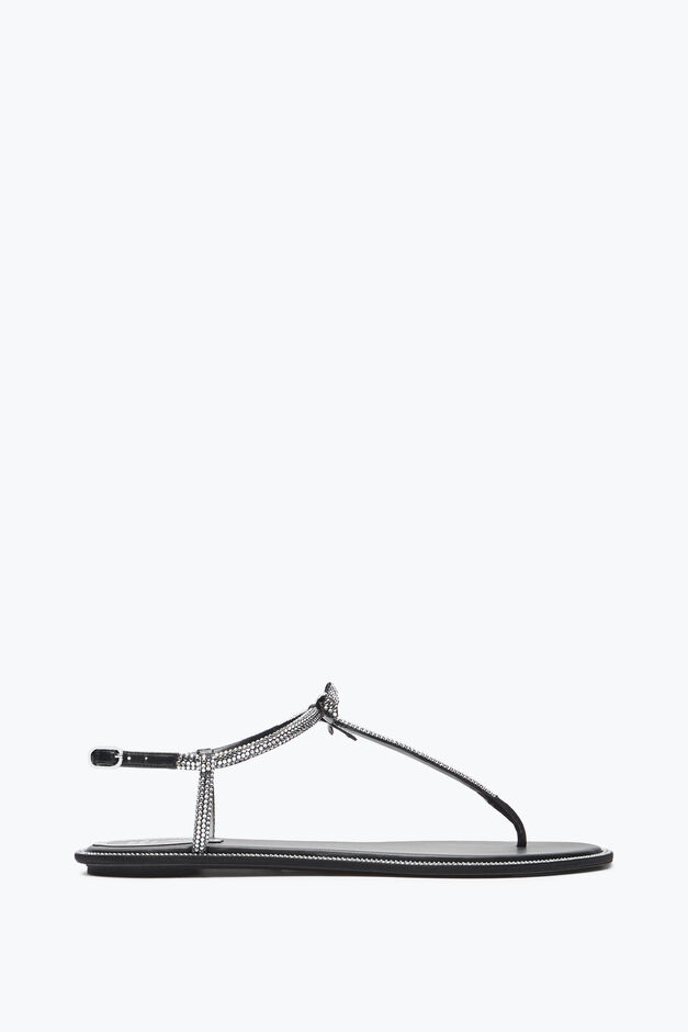Caterina Black Thong Sandal 10 Caterina Black Thong Sandal 10