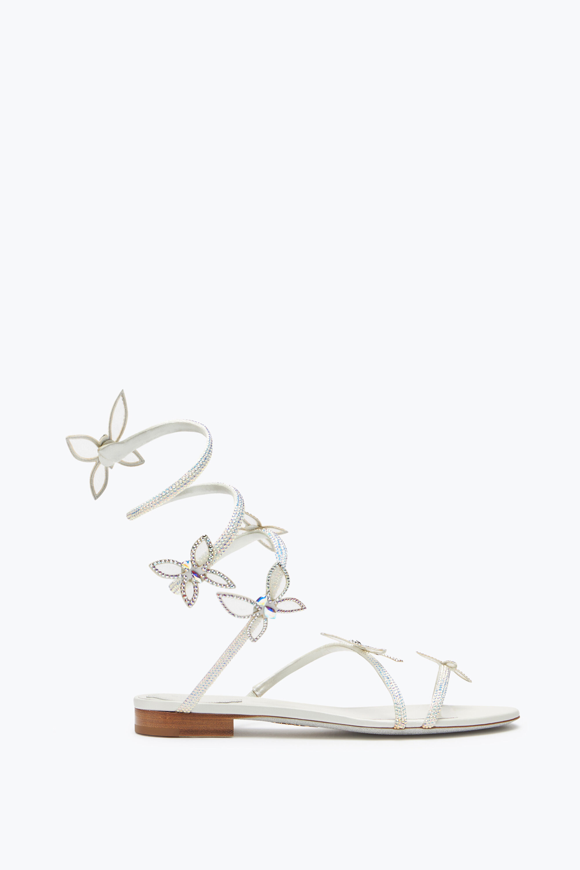 Designer flat shoes Jeweled shoes Rene Caovilla