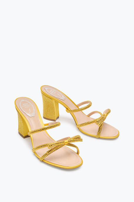 NICOLE YELLOW MULE 80