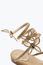 Sandalo Butterflower Oro Con Cristalli 10