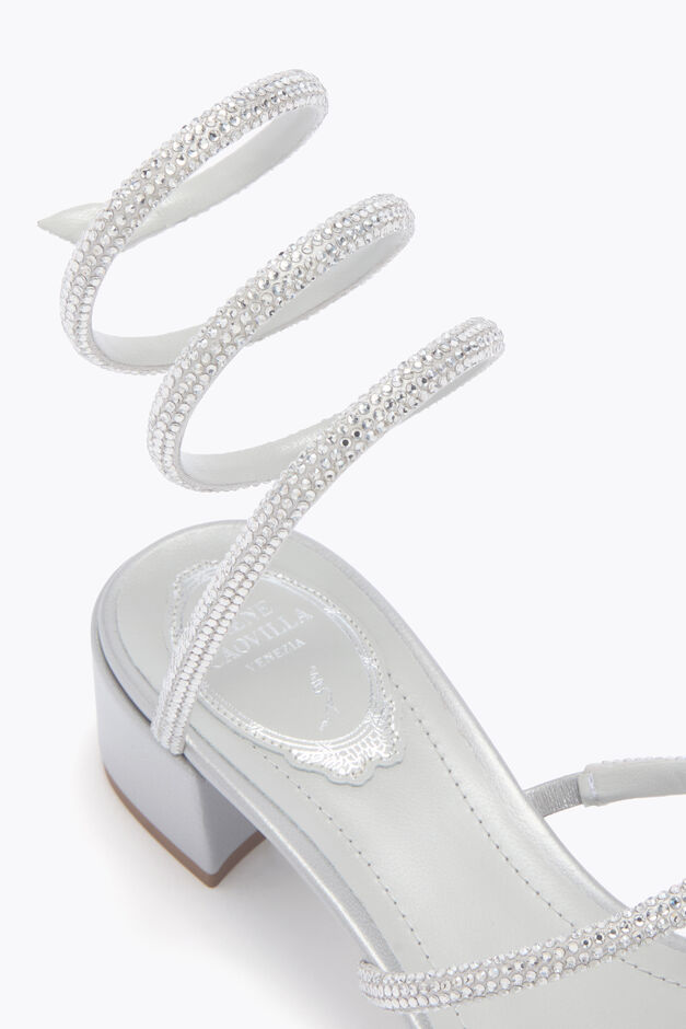 CLEO SILVER SANDAL 40