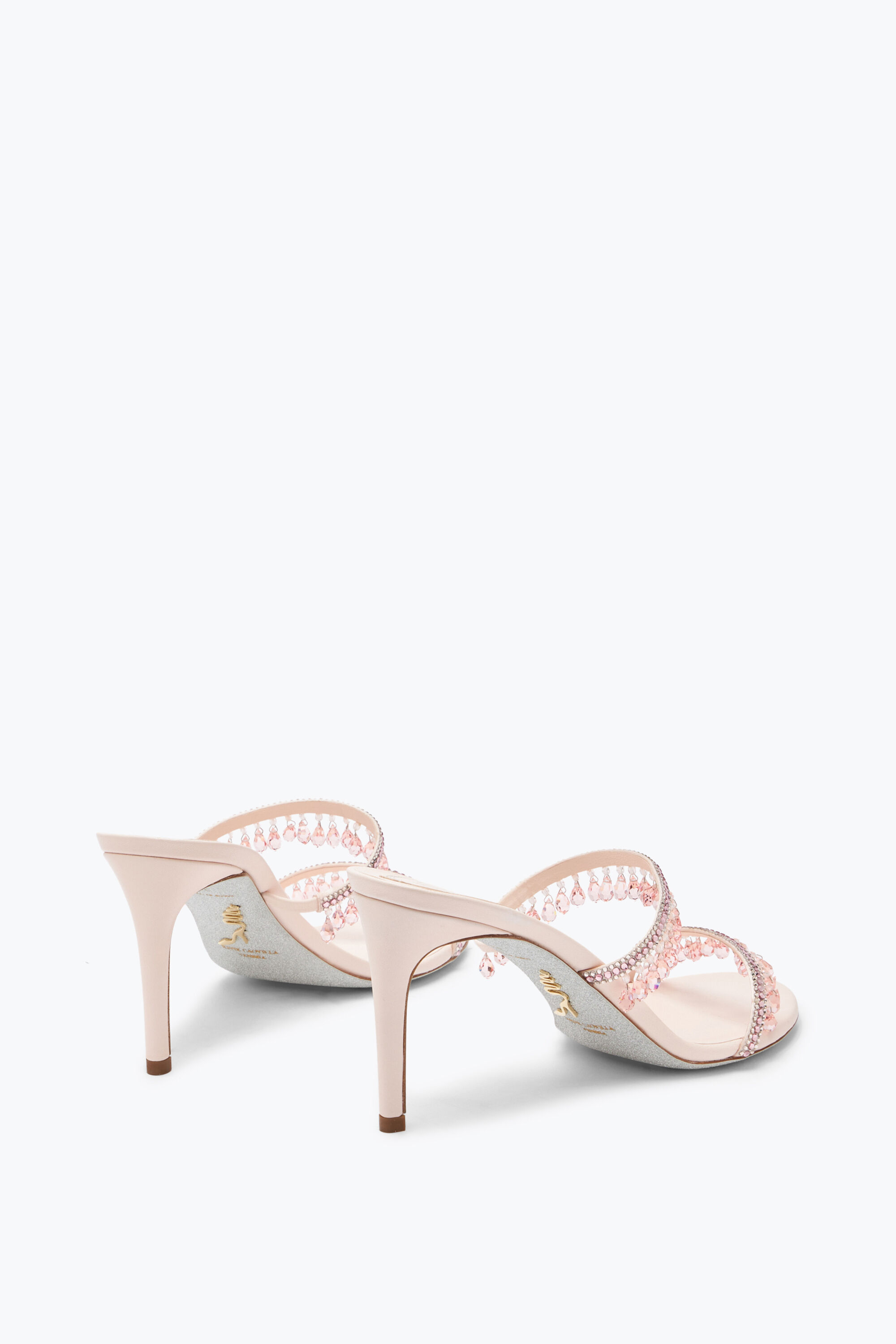 Mules rose poudre hot sale