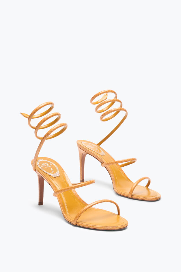 CLEO AMBER AYERS LEATHER SANDAL 80