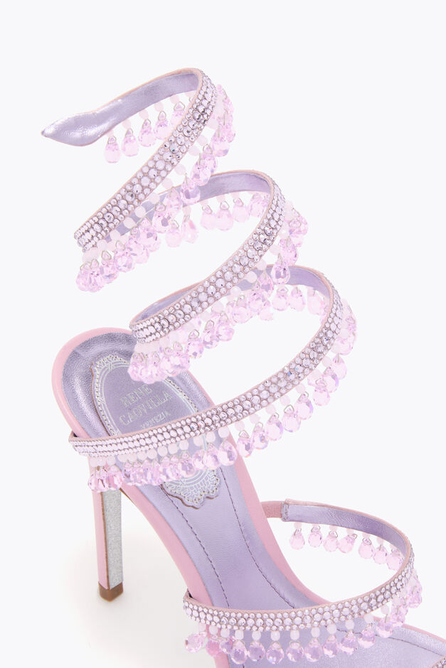 CHANDELIER METALLIC LILAC SANDAL 105