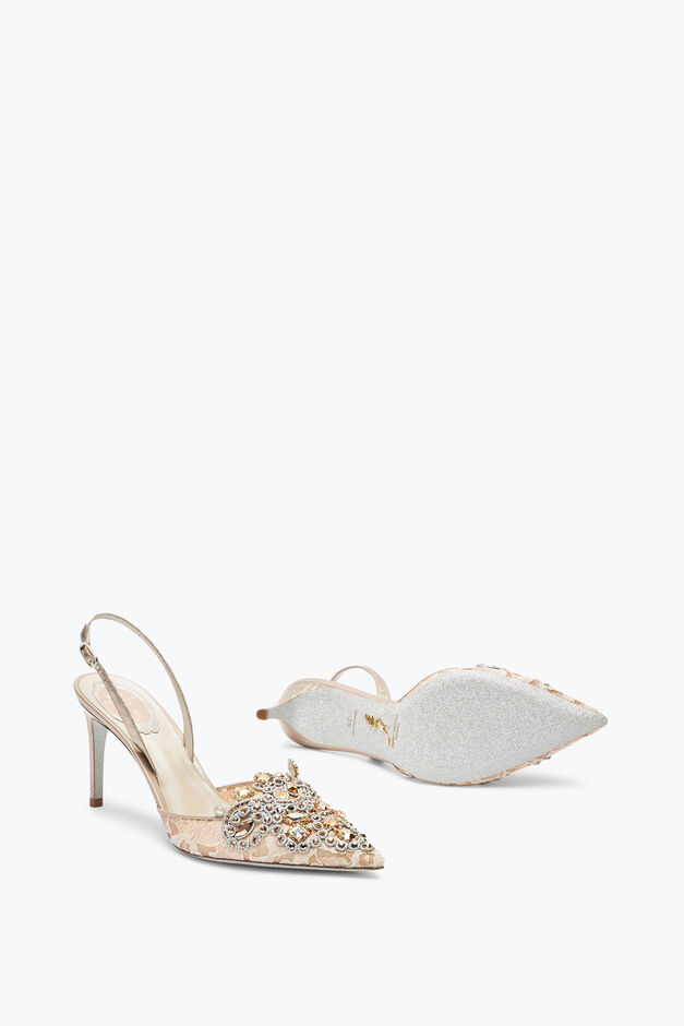 VENEZIANA SLINGBACK IN CHAMPAGNER 80 VENEZIANA SLINGBACK IN CHAMPAGNER 80