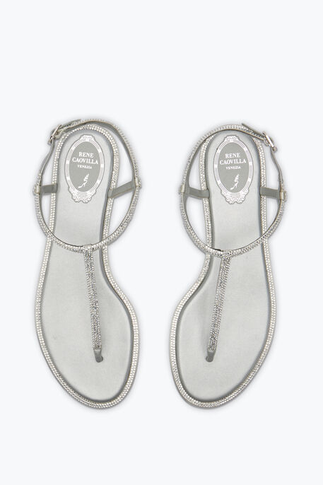 DIANA CRYSTAL GRAY SANDAL 10 DIANA CRYSTAL GRAY SANDAL 10