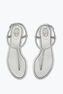 Diana 灰色水晶凉鞋 10