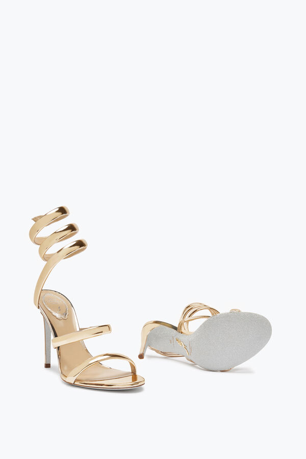 Cleo Mirrored Gold Sandal 105