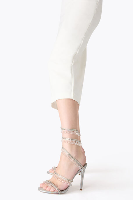 CHANDELIER PEARL GREY SANDAL 105