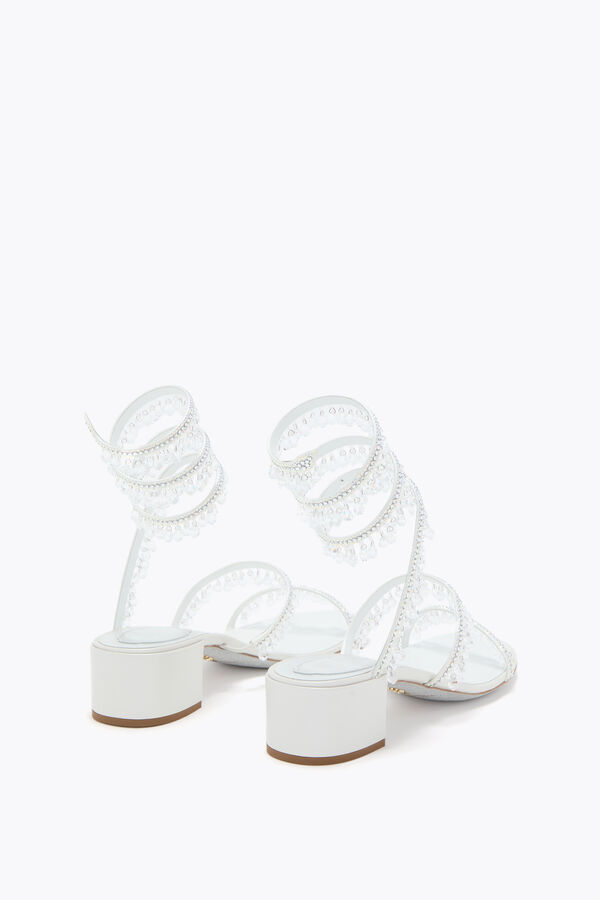 CHANDELIER BLANC SANDALE 40
