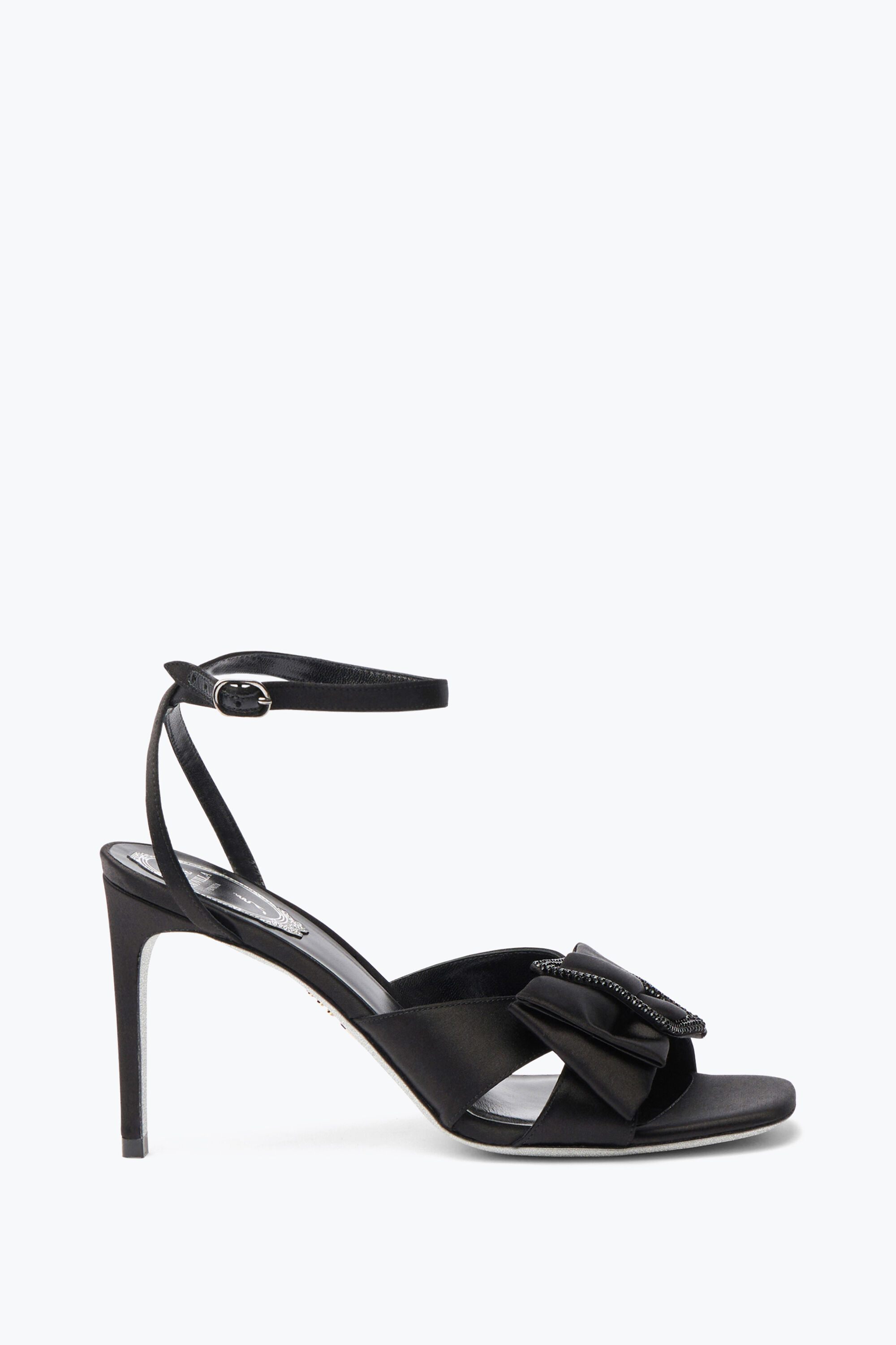 Sara Black Sandal 80 Sandals in Black for Women Rene Caovilla