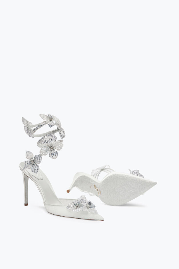 Floriane White Pump 105 Floriane White Pump 105