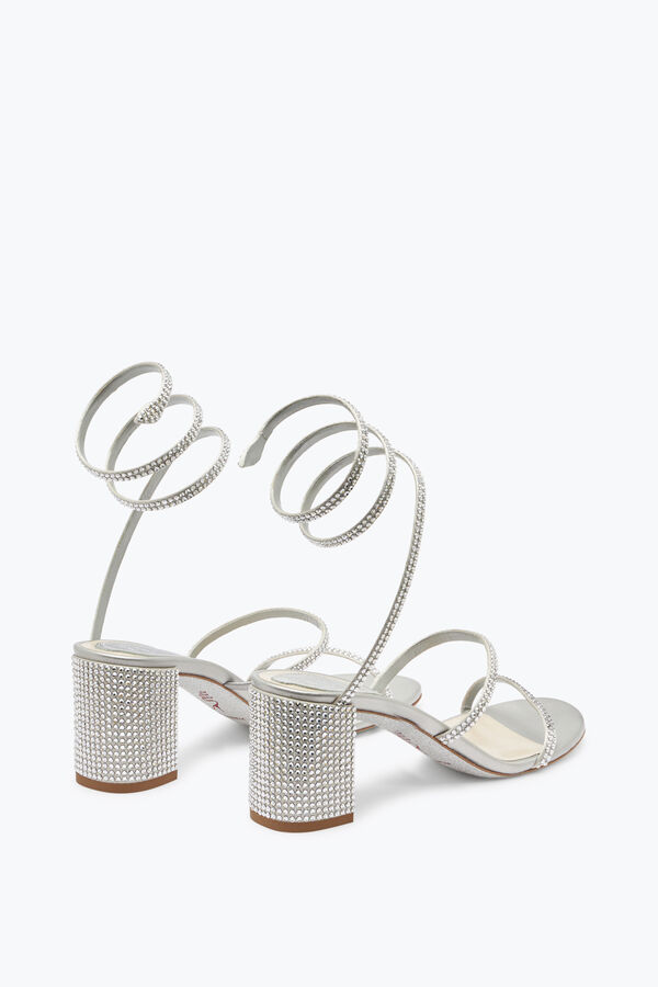 Silver-Coloured Jewel Sandals Cleo