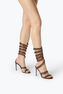 Chandelier Crystal Chestnut Brown Sandal 105