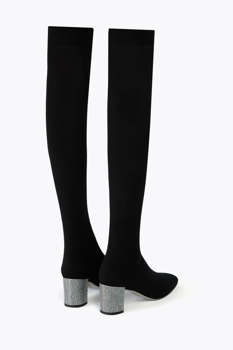 SONIA BLACK CASHMERE BOOT 60