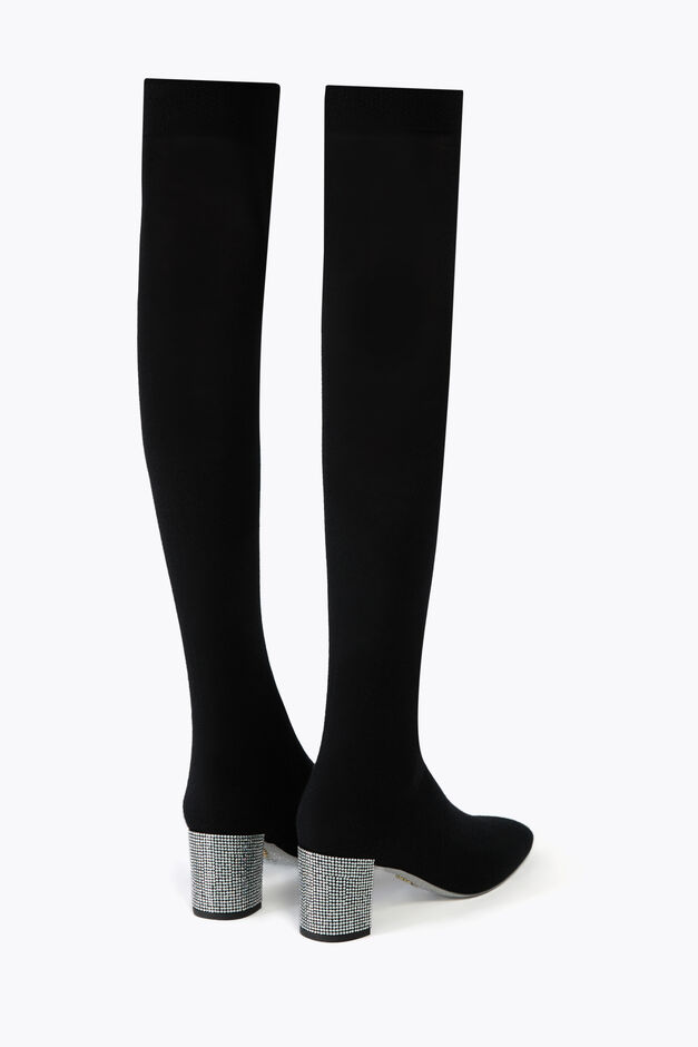 SONIA BLACK CASHMERE BOOT 60