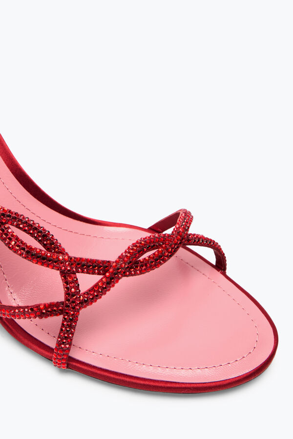 BRAID SANDALE IN ROT 80