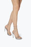 MARGOT SILVER PLATFORM SANDAL 120