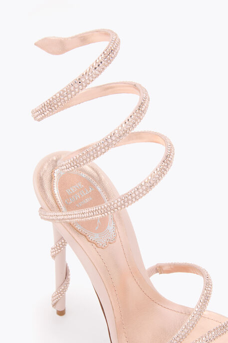 MARGOT BLUSH PINK PLATFORM SANDAL 130