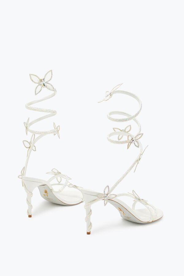 Margot white sandal with butterflies 80