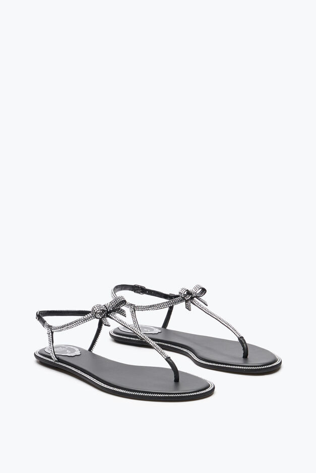 Caterina Black Thong Sandal 10 Caterina Black Thong Sandal 10