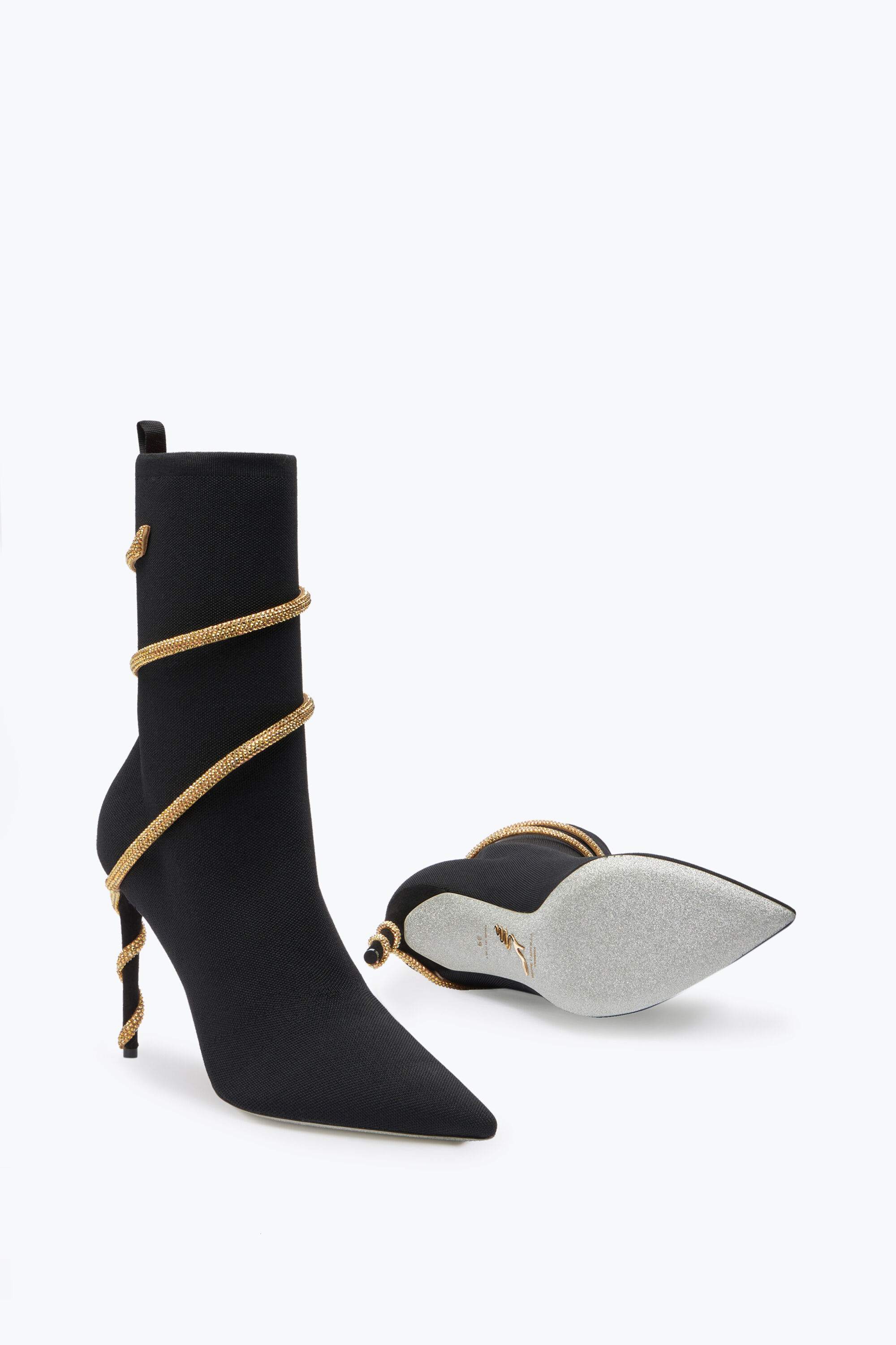 Womens black and new arrivals gold boots