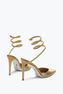 Cleo Kristall-Champagne Offene Pumps 105