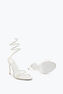MARGOT SWAROVSKI WHITE SANDAL JEWEL
