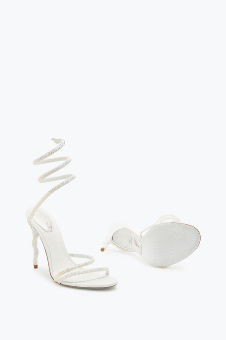Sandalia Margot blanca con mariposas 105 Sandalia Margot blanca con mariposas 105
