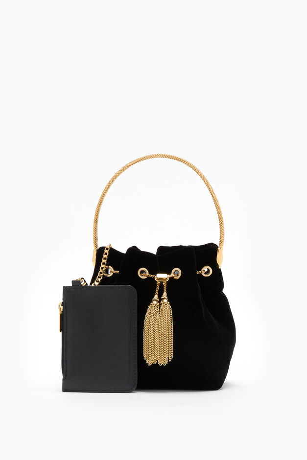 DEVA BLACK VELVET MINI BAG