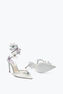 Zapato de salón Floriane azul pastel 105