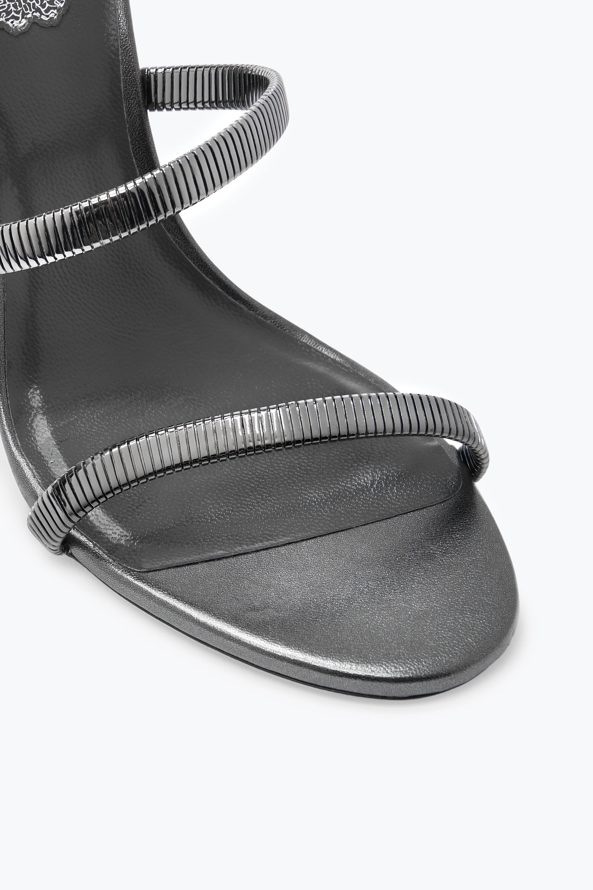 Gunmetal grey sandals store