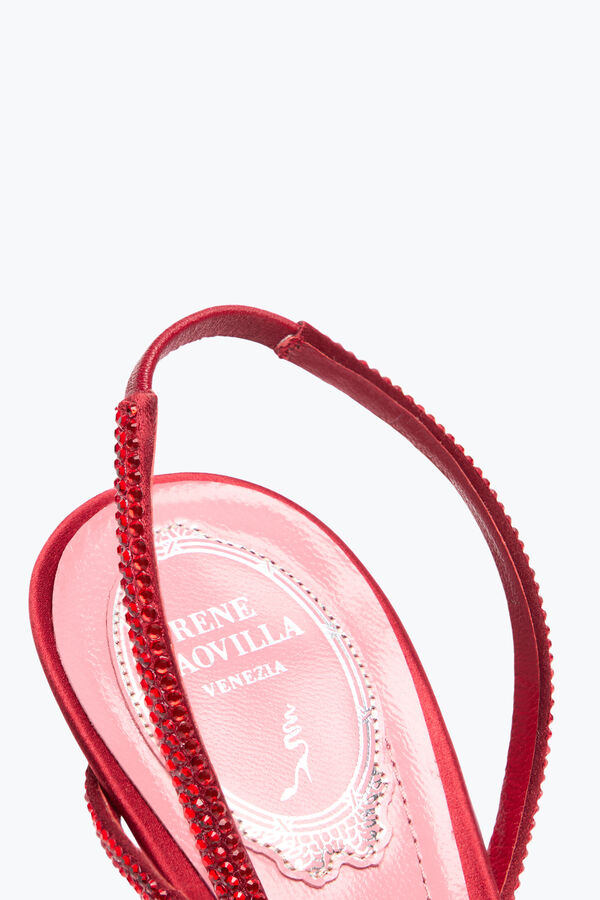 BRAID SANDALE IN ROT 80