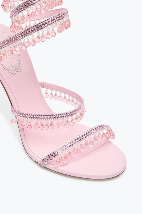 CHANDELIER POWDER PINK SANDAL 105