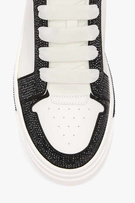 XTRA WHITE-BLACK SNEAKER WITH CRYSTALS 50 XTRA WHITE-BLACK SNEAKER WITH CRYSTALS 50