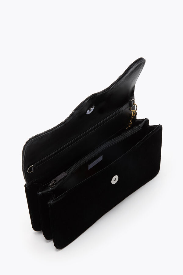 ONDA BLACK VELVET CLUTCH