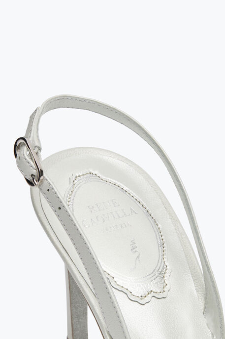 Cinderella Slingback 80 in Weiß