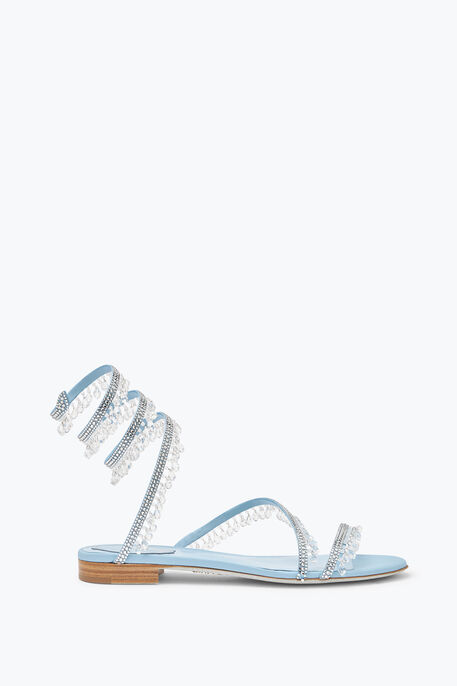 Chandelier Flat Light Blue Sandal 10 Chandelier Flat Light Blue Sandal 10