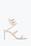 CLEO NUDE SANDAL WITH CRYSTALS 80