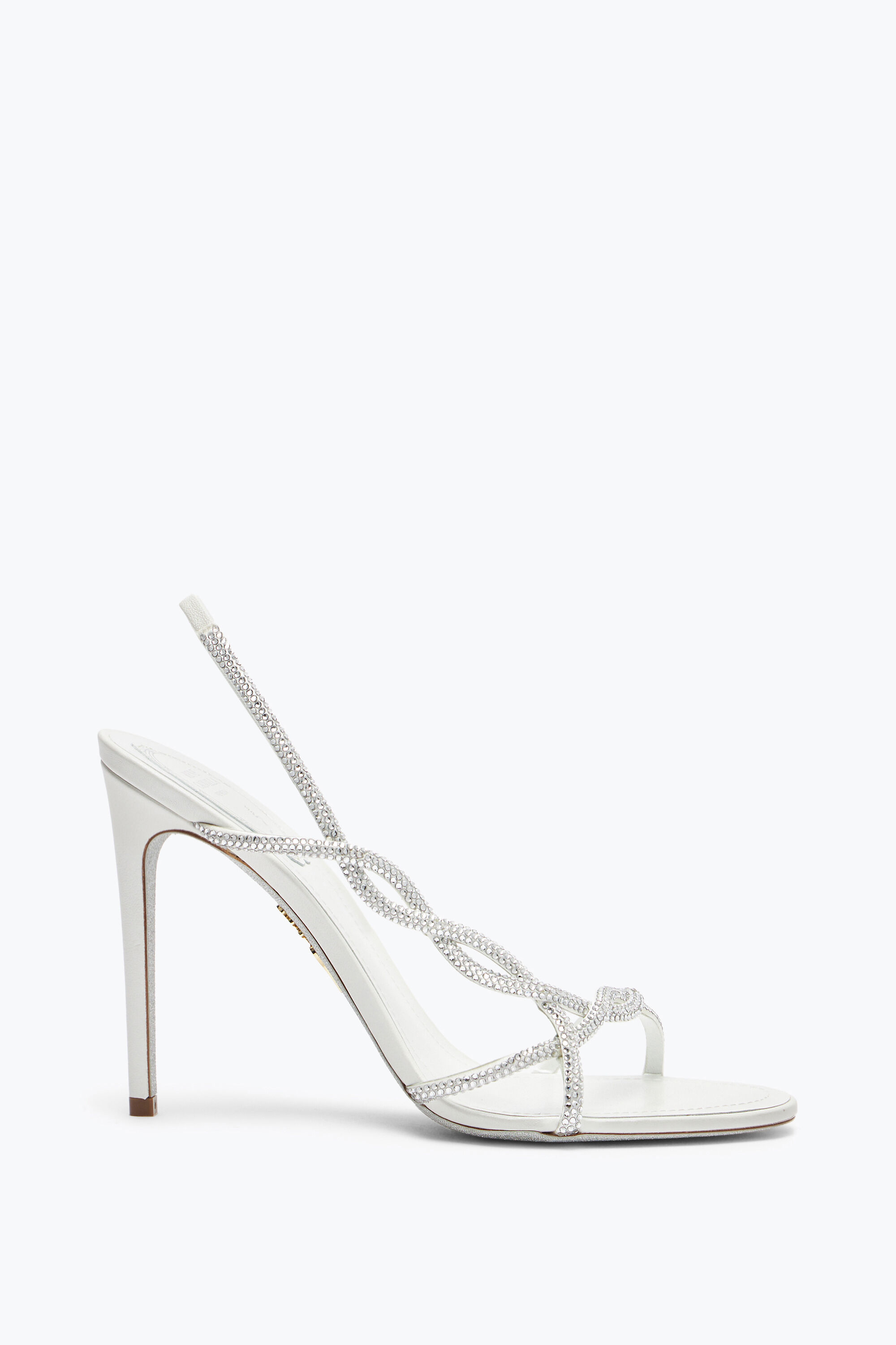 Jeweled Cinderella Nude Slider Sandal 40 | Rene Caovilla®