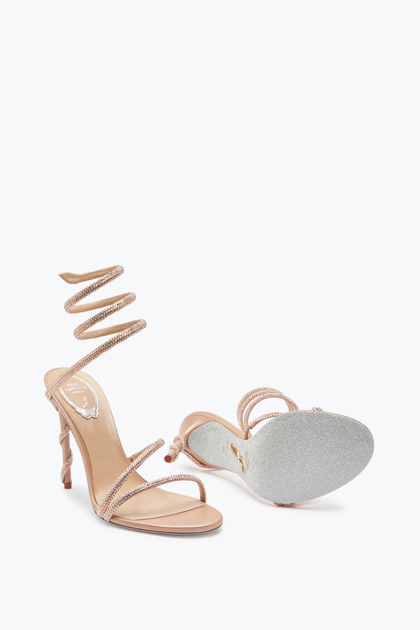 Margot Crystal Blush Sandal 105