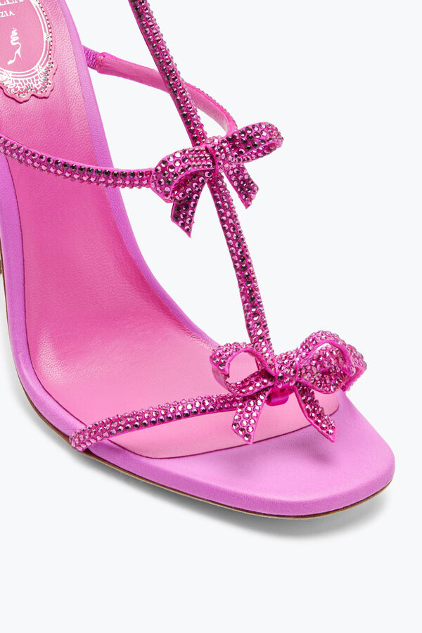 Caterina Crystal Fuchsia Sandal 105