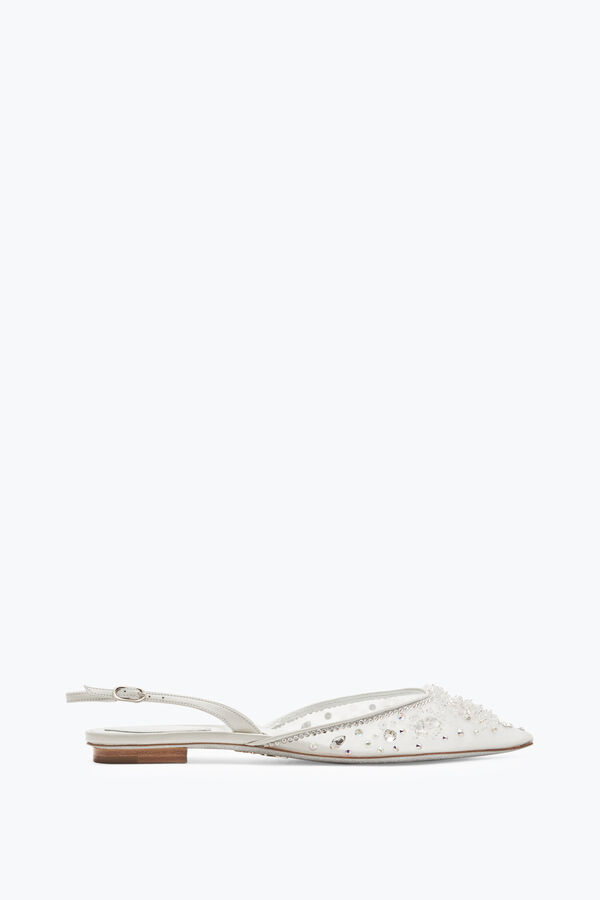 Cinderella Slingback 10 In Weiss