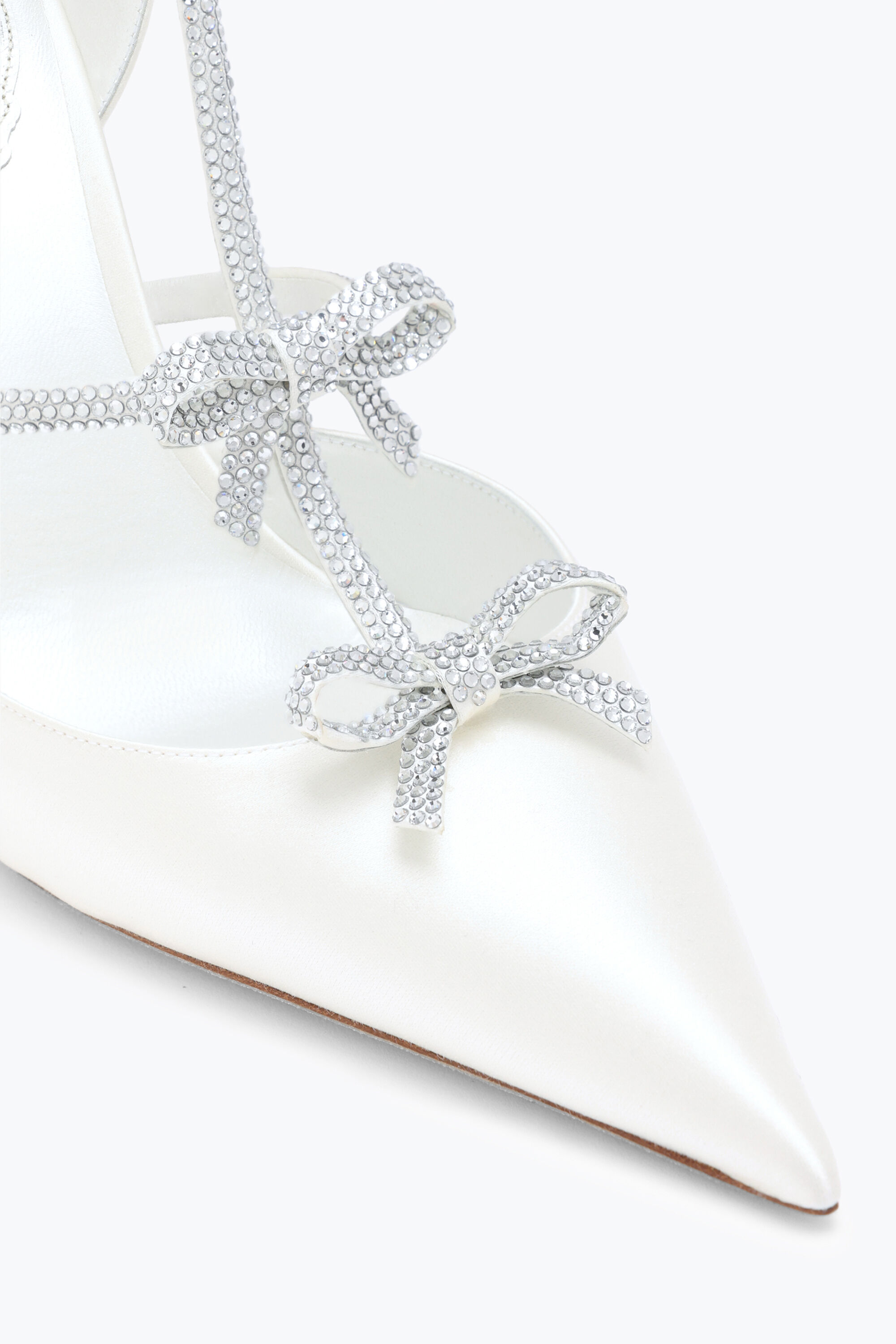 Jeweled Caterina Ivory Slingback 105 Rene Caovilla