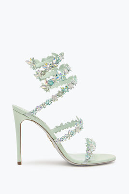 Jeweled EDEN GREEN MINT SANDAL 105 | Rene Caovilla®